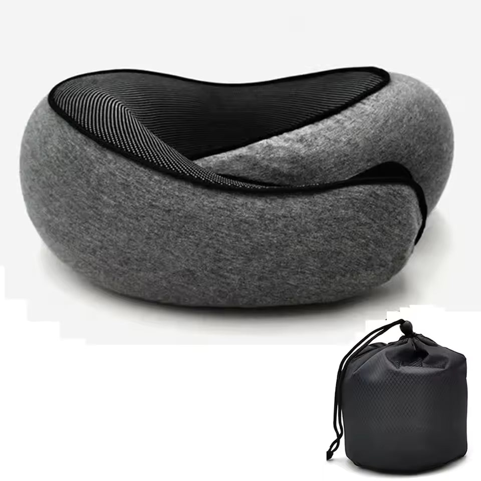 NeckHeaven 360° Memoryfoam Nackkude - med gratis Travel Bag!